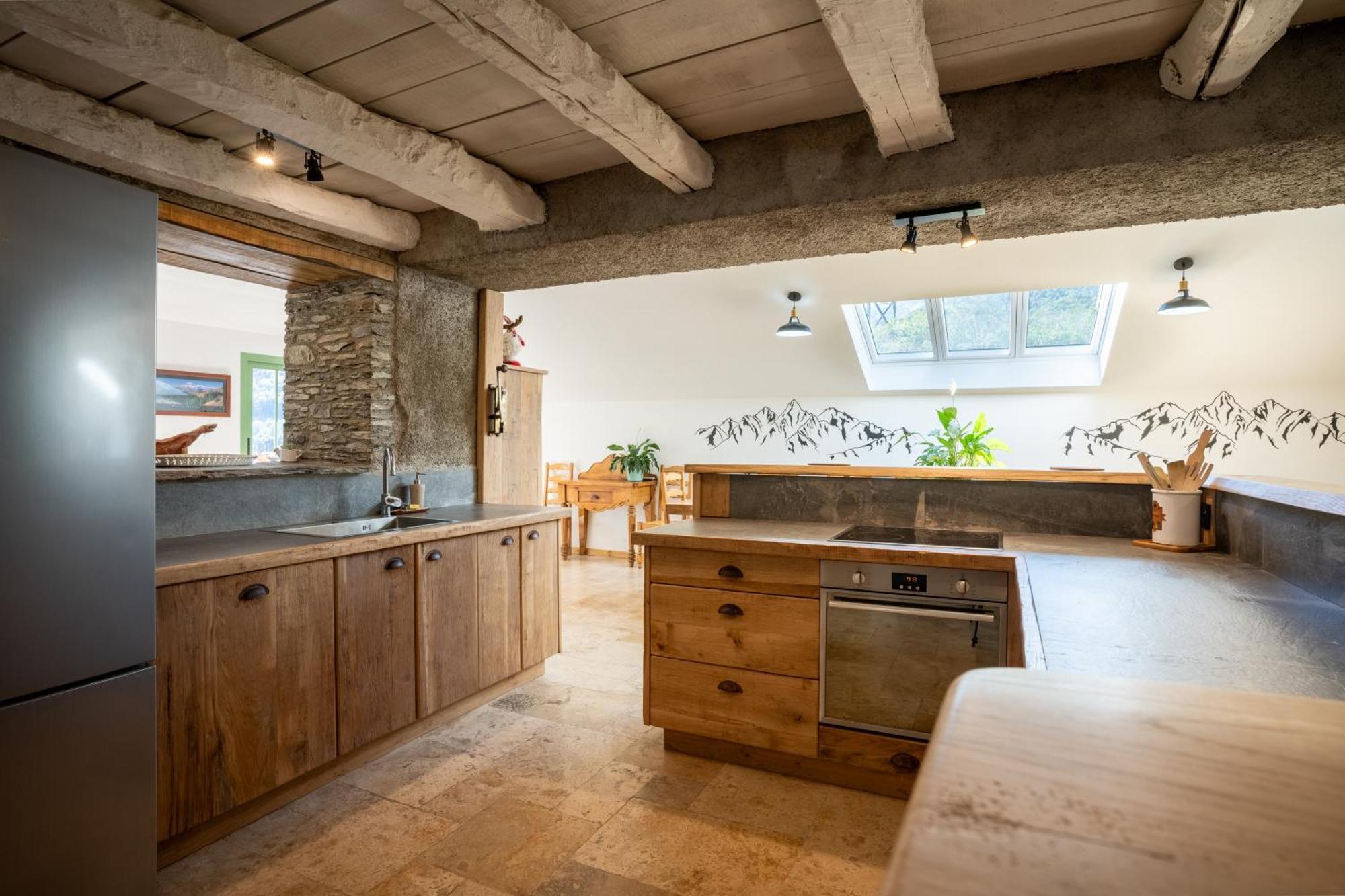 grange rénovée en gîte/maison/chalet Arreau Extérieur photo