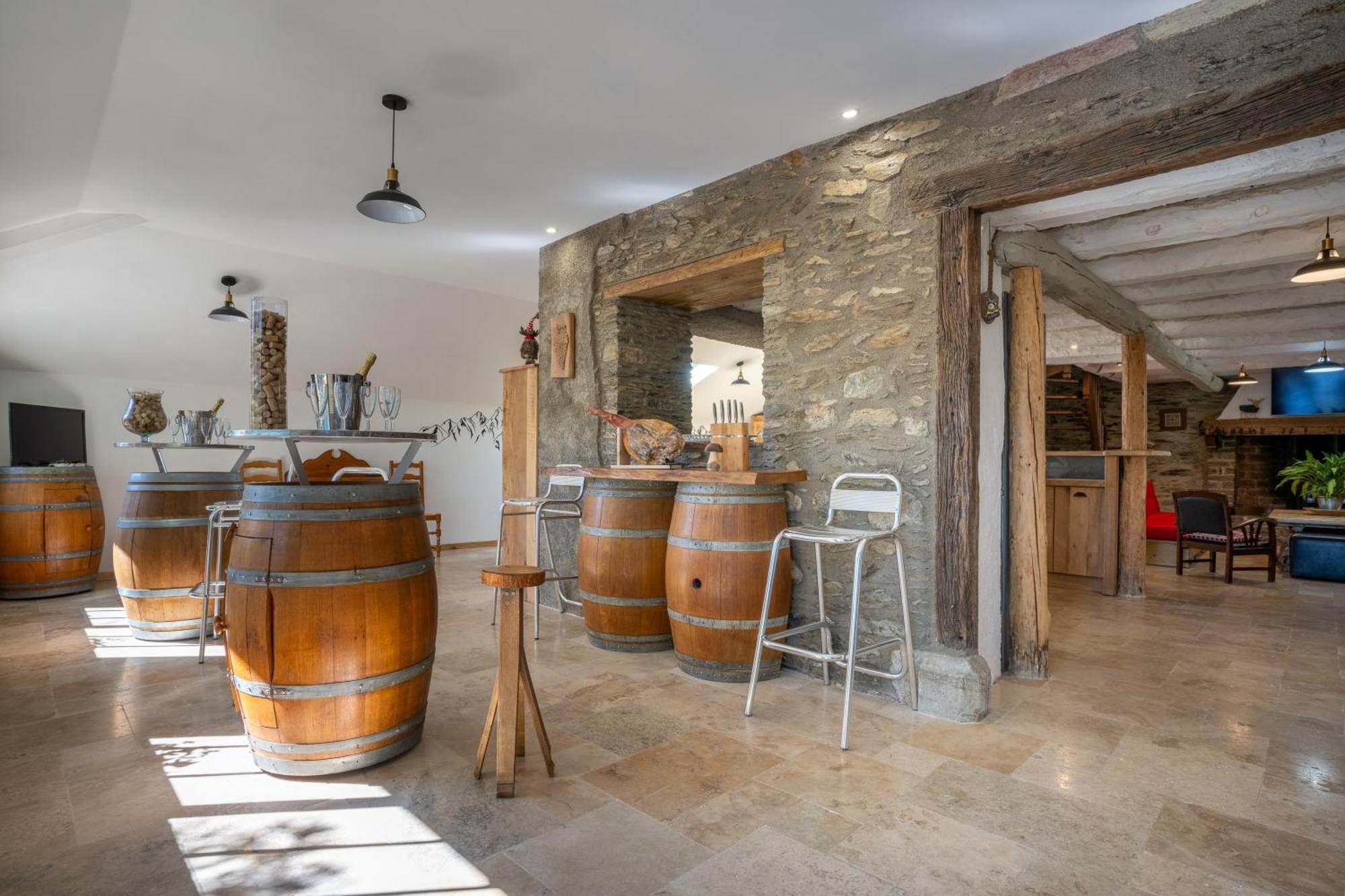 grange rénovée en gîte/maison/chalet Arreau Extérieur photo